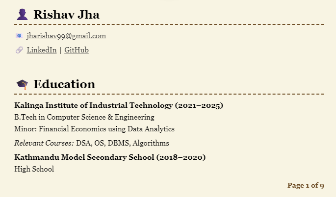 Dairy Portfolio - Resume Website
